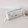 Desktop Storage Bow Stationery Bag Large Capacity Bow Pencil Pouch  Student