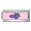 Creative Fruits Series Grape Cherry Lemon Coconut Orange Italian Charm Link Fit 9MM Stainless Steel Jewelry DIY Making Bracelet