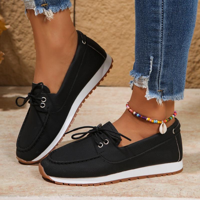 Fashion Plus Size 2025 Hot Sale Women's Vulcanize Shoes Outdoor Walking Lace Up Low Heel Women Sneakers Versatile Ladies Casual Shoes