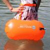 Inflatable Swim Buoy Float for Swimming Pool PVC Material 180mm Diameter Circular Lightweight Colored Swimming Belt Bubble