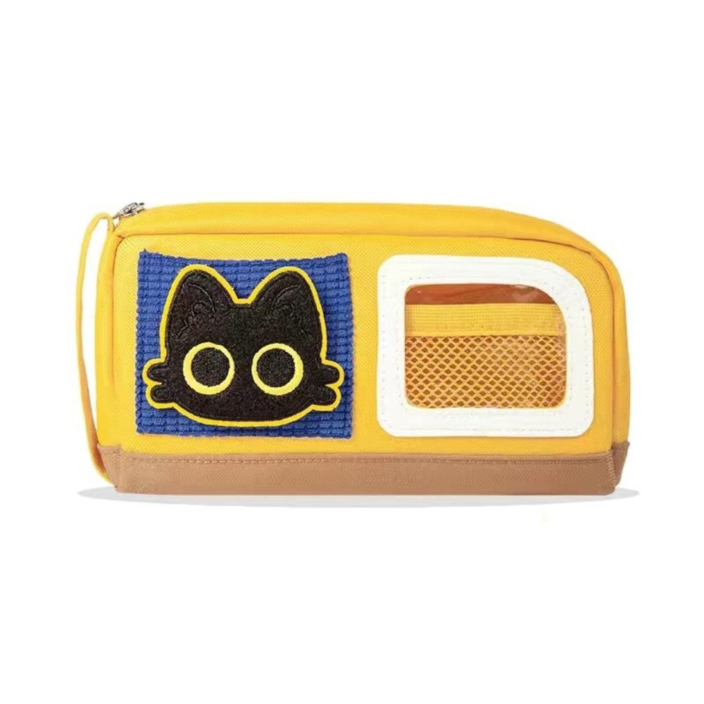 

Черная кошка пенал многослойный органайзер для канцелярских товаров мультяшный пенал подарок 02