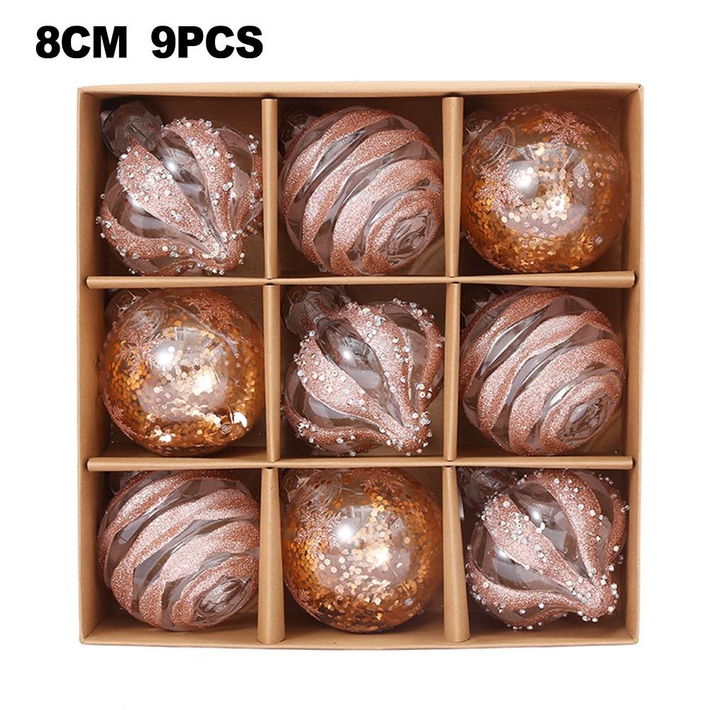 Подвесные шары на окно Рождественские шары Декоративные шары Ручная работа DIY проекты розового золота