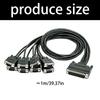 Fast speed RS232 PCIe Expansion Cable DB78Pin to 8 DB9Pin Port For Server Lab And Data Center Connectivitys