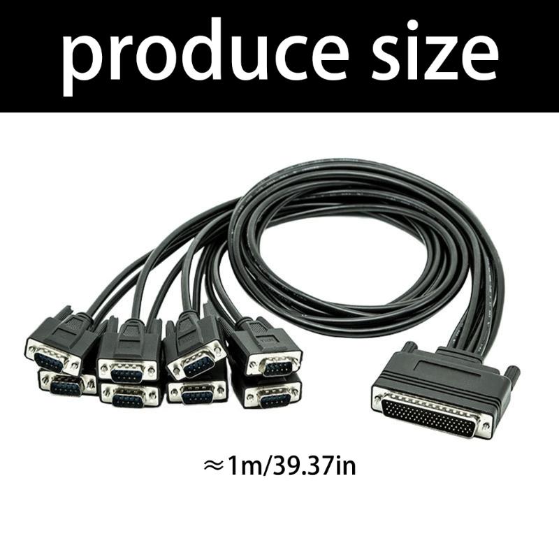 Fast speed RS232 PCIe Expansion Cable DB78Pin to 8 DB9Pin Port For Server Lab And Data Center Connectivitys