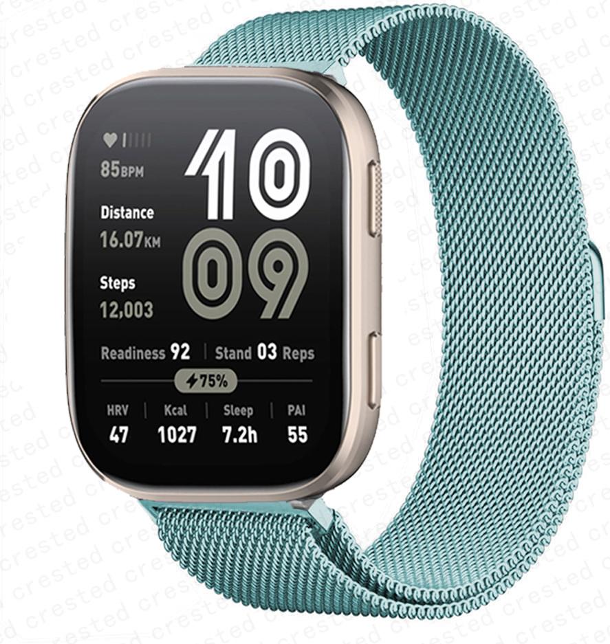 20mm 22mm watch Strap for Amazfit bip 6 5 Balance GTS 4 mini 2 2e 3 GTR 4 2 3 Pro milanese loop correa bracelet huawei gt 5 Band