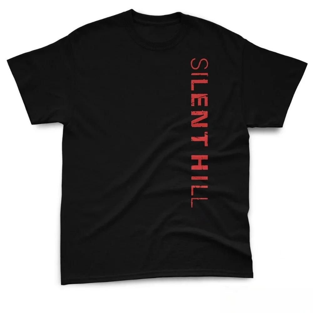 2026 Funny S-Silent Hill 2 Videogame Black Retro Gaming T-Shirt Tee Men Women Holiday Casual Short Sleeve Tee Top Loose T-shirt