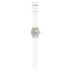 SWATCH quartz movement 30 meters waterproof unisex Swiss watch 34mm hollow dial plastic case TPU strap SS08K109-S06