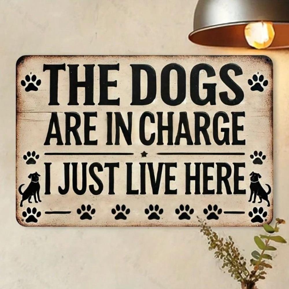 Vintage Metal Tin Sign Dog Lovers Wall Art Decor Joom