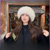 Plush, Mongolian Hat, Cold Resistant, Warm, Thickened, Basin Hat, Ear Protection, Fisherman's Hat