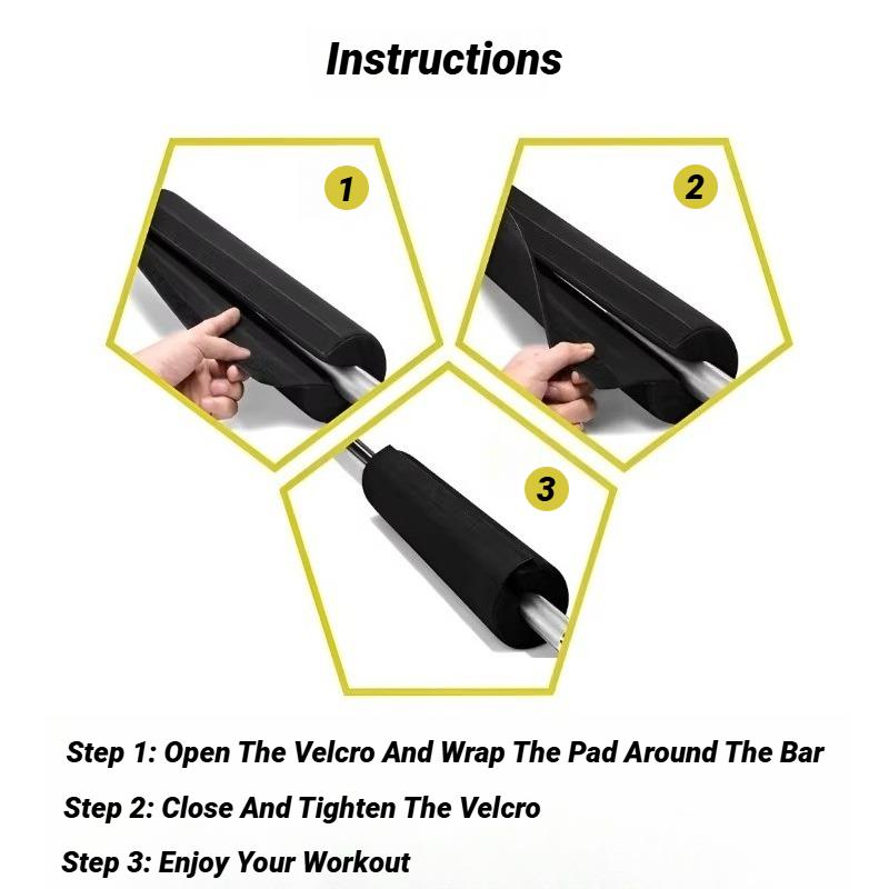 Durable And Safe Fitness Barbell Pad Squat Weight Lifting Foam Neck Shoulder Protector Gym Equipment Hip Thrust Pads For Sport Cover Protection