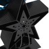 4 Blade Thermal Ht Powered Wood Stove Fan Fireplace Accessory for Ht Distribution