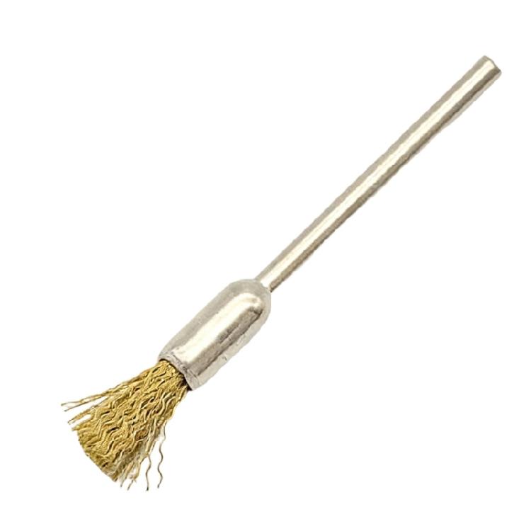 Durability Copper Steel Wire Wheel 2.35mm Round Shank For Effective Metal Surfaces Preparation And Finishing Work