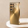 Skleněné pouzdro na telefon s galvanickým pokovením z nerezové oceli vhodné pro Samsung Galaxy S26 S25 S24 S22 S21 S20 FE/Ultra/Plus proti pádu