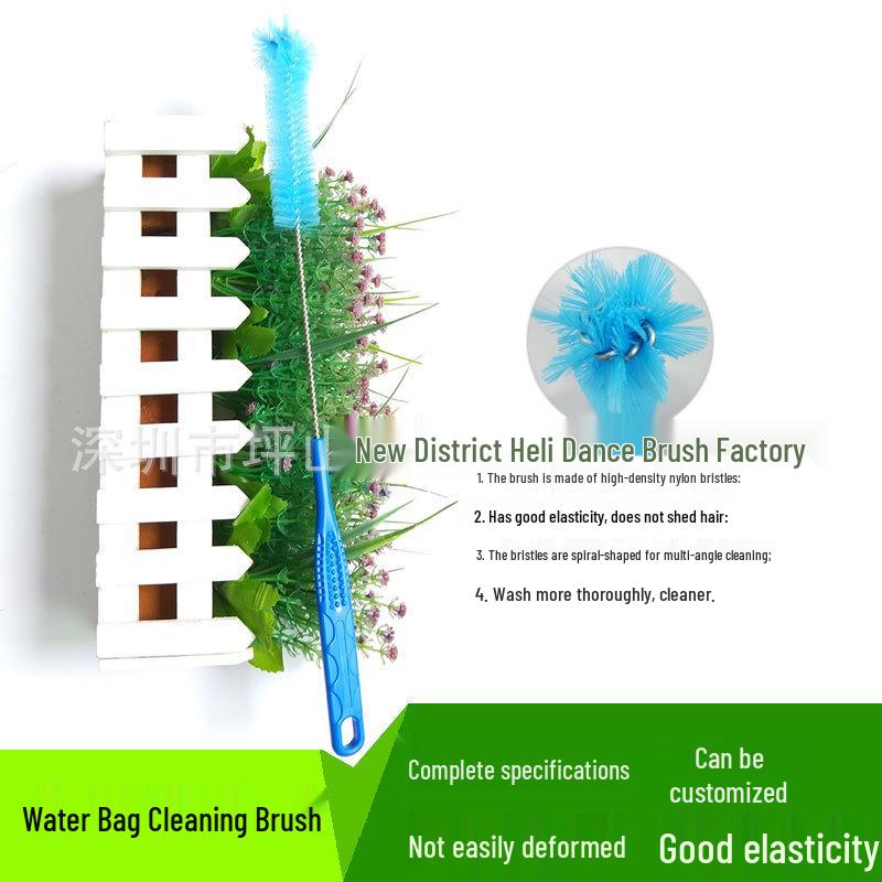 Outdoor Hydration Pack Cleaning Brush Set - Tube Nozzle, Bristle Brush & Bladder Liner Accessories