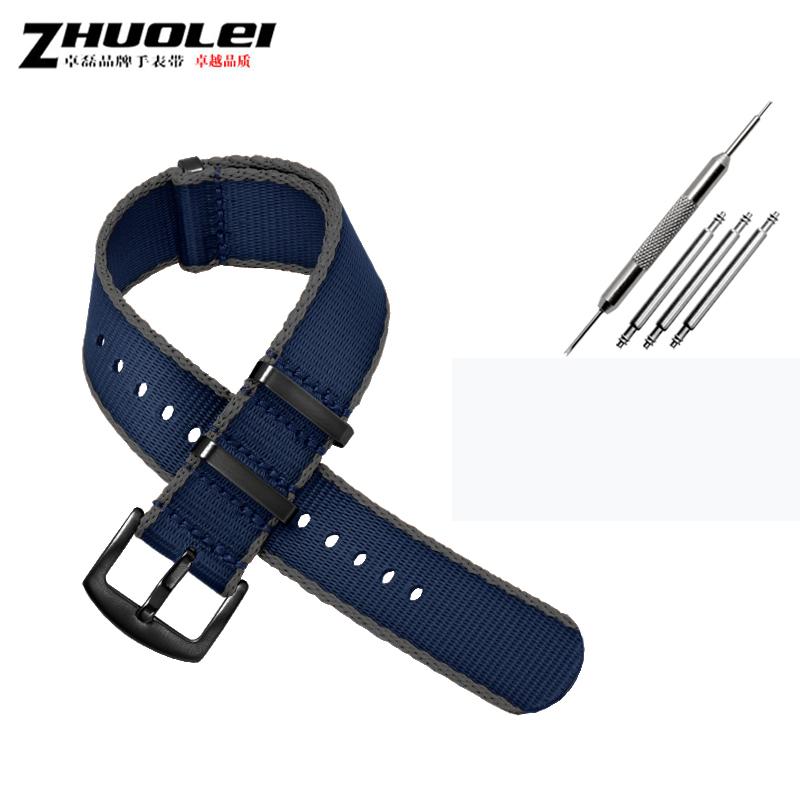 Hochwertiges Nylon-Uhrenarmband für Omega Seamaster Speedmaster Rox Mido Seiko Armband 20mm 22mm