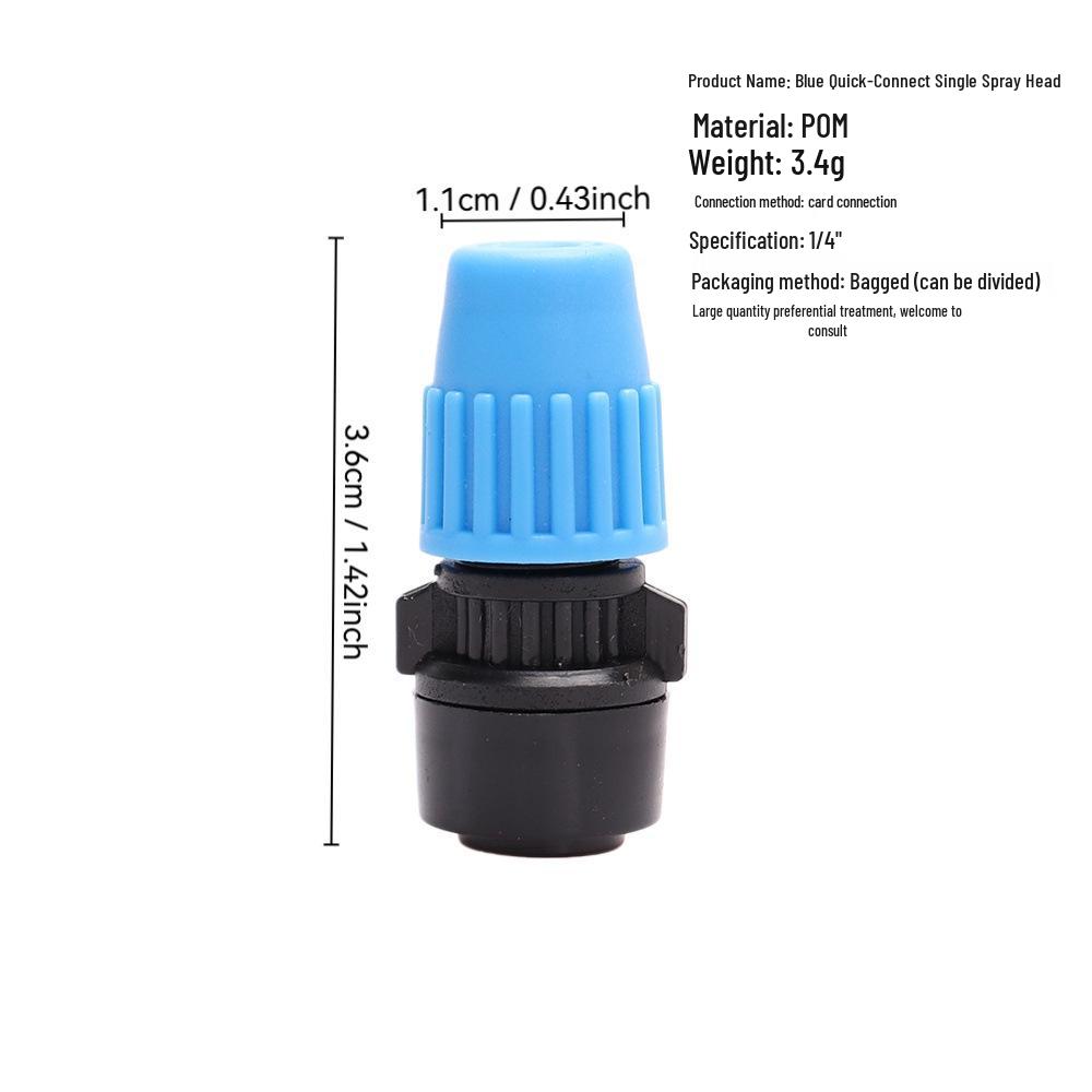 Automatic Atomizing Nozzle for Greenhouse Irrigation – Garden Watering & Humidifying Sprayer