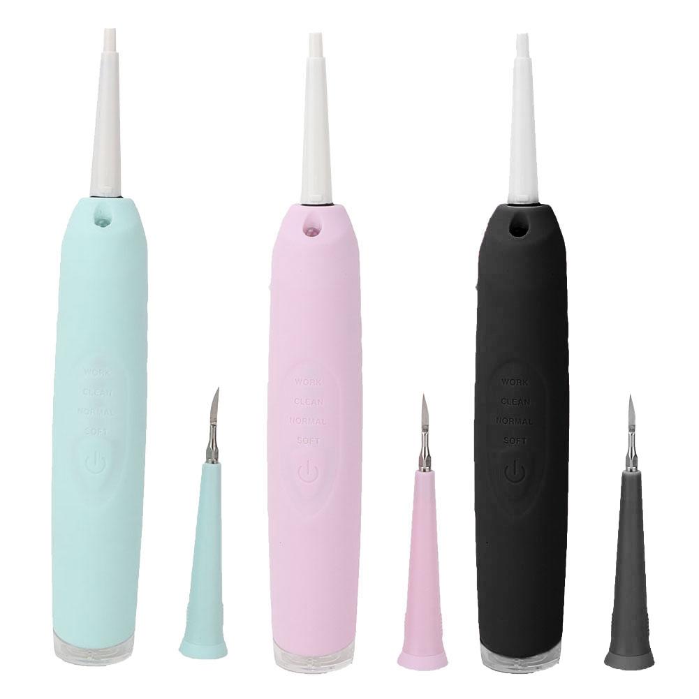 Portable Electric Dental Calculus Plaque Remover Scaling Oral Care Tool for Home Travel Use