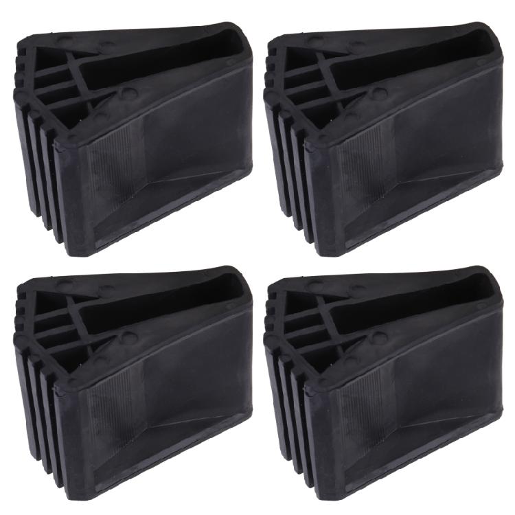 Резиновые накладки на ножки лестницы, противоскользящие, 4 штуки 1