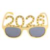 Happy New Year 2026 Rhinestone Glasses Glitter Party Sunglasses Photo Booth Props Graduation Celebration 2026 Glasses