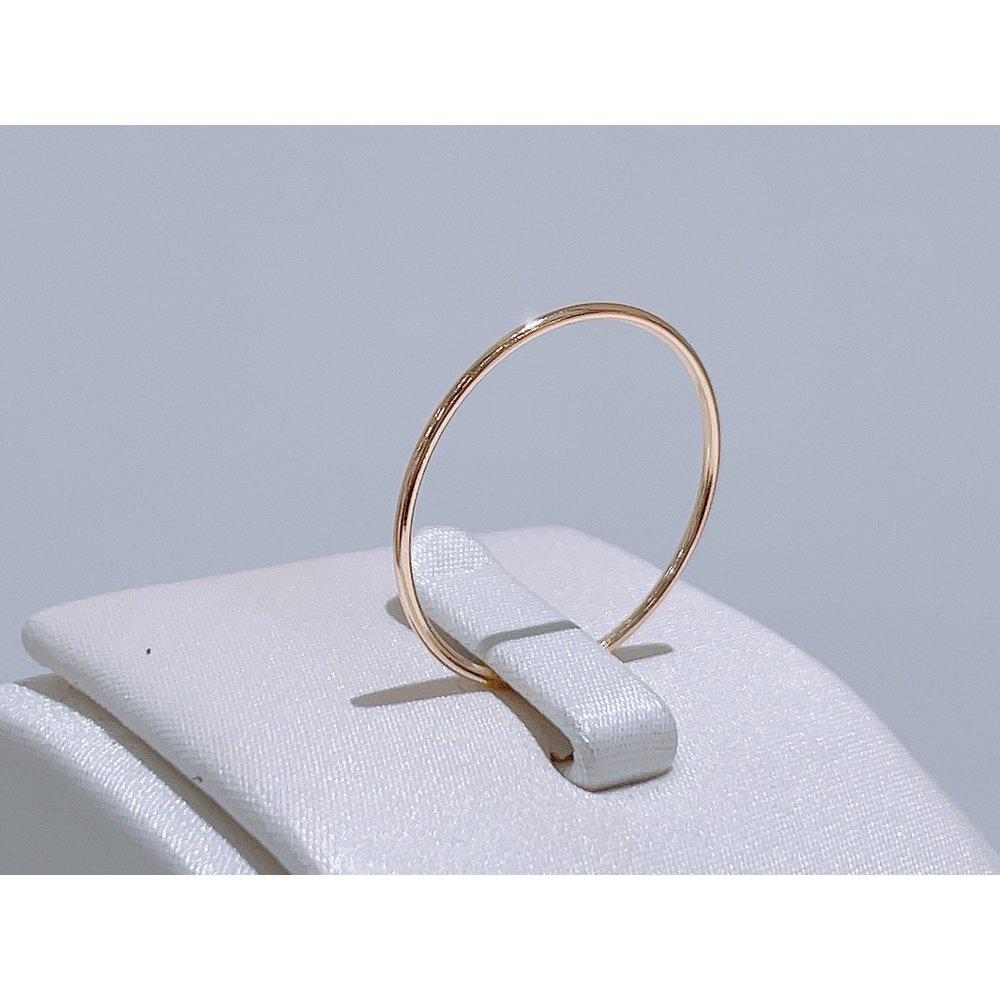 [Blissgold] 14K Cut Hollow Ring (1mm) / Layered Ring, Thin Ring, Ten-Finger Ring Rbl4070