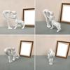 Human And Dog Statue Cute Resin Pet Sculpture for Home Office Desk Shelf