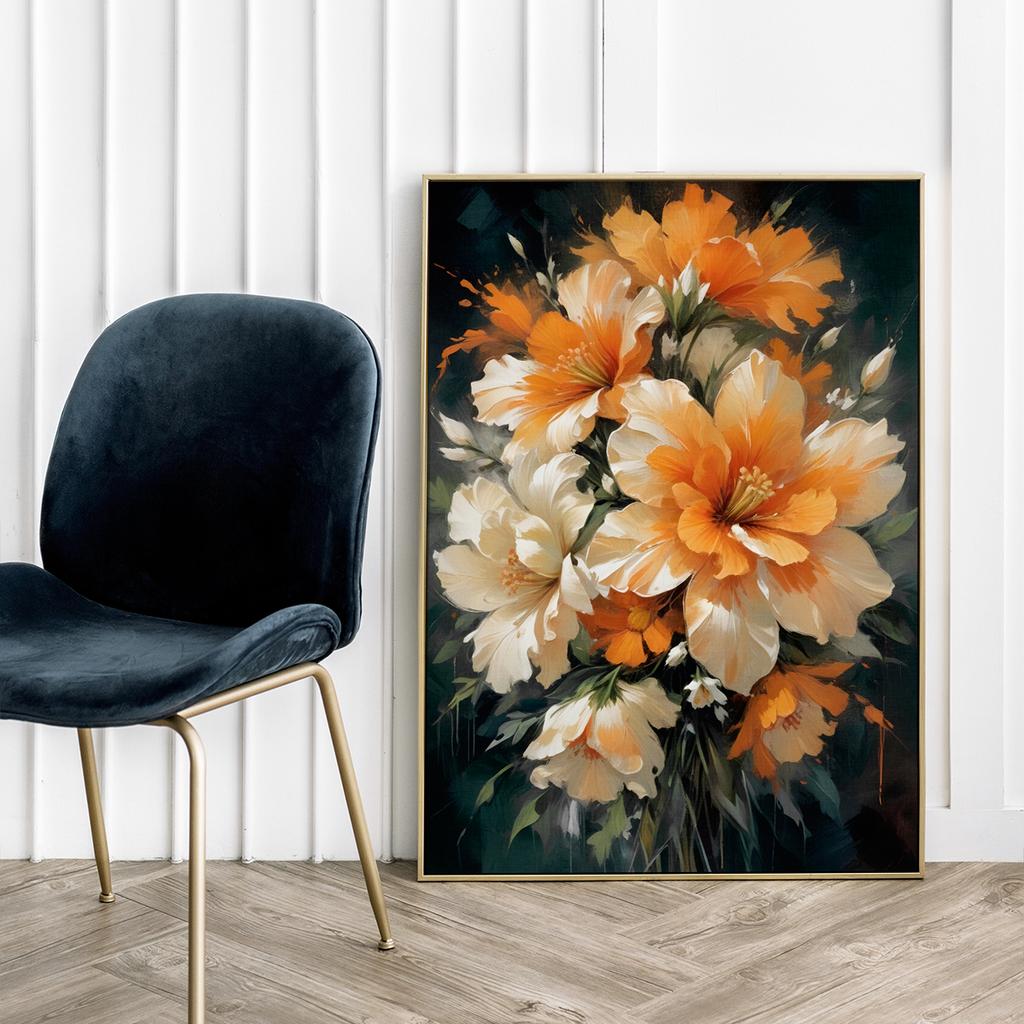 Poster Abstraction Flowers Picture