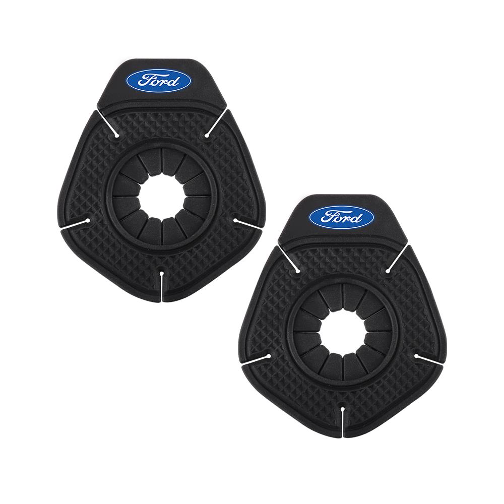 2Pcs Car Logo Wiper Hole Protective Cover Wiper Dustproof Protection Bottom Sleeve Tool Accessories For Ford Ranger Mustang Kuga