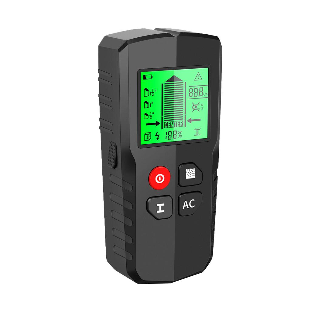 Detector de vigas y escaner de pared 5 en 1, detector de madera eléctrico, sensor de pared, pantalla digital, detector de vigas y centro de detección.