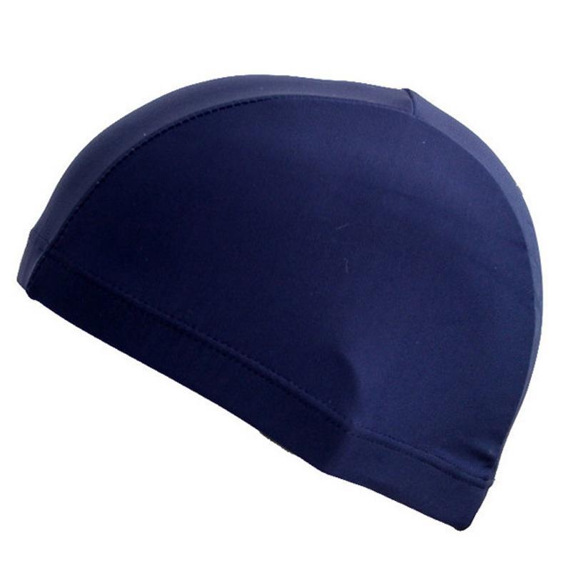 Buy Elastic Women Fabric Bathing Hat Lycra Swimming Cap Waterproof Mens Accessories at