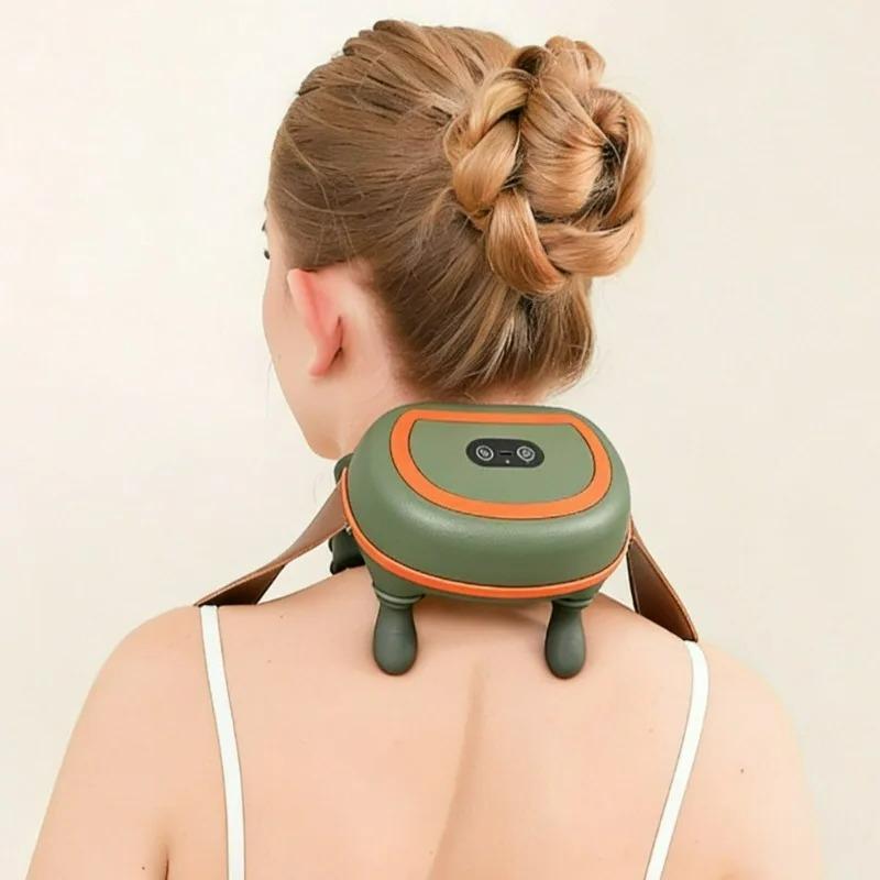 Shiatsu Back and Neck Massager Deep Tissue Kneading Back Massager with Heat Neck Massage Massage Bionic Neck Shoulder Massager