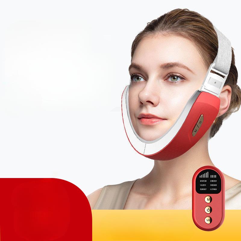1Pc Intelligent V-face Instrument Micro-current Face Massagerremote Control Bluetooth Thin Chin Small Face Artifact Thin Face Instrument