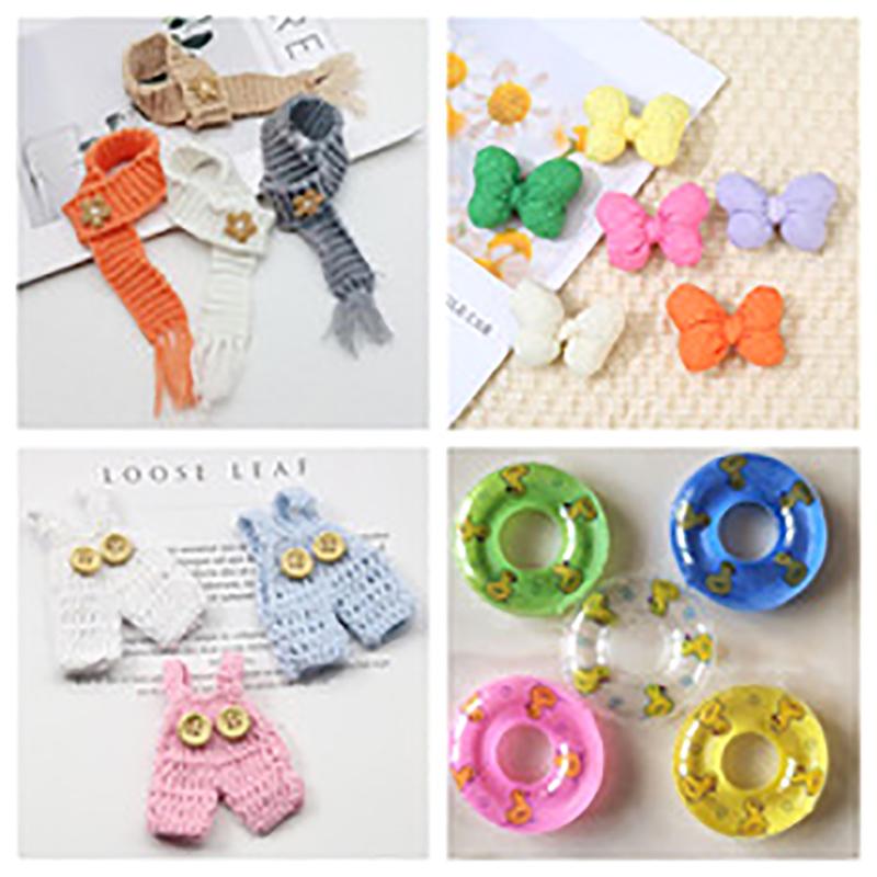 1PC Outfit Accessories For Labubu Idol Dolls Sweater Closure Pants Clothing DIY Kid Gift 15cm Cute Mini Plush Doll's Clothes