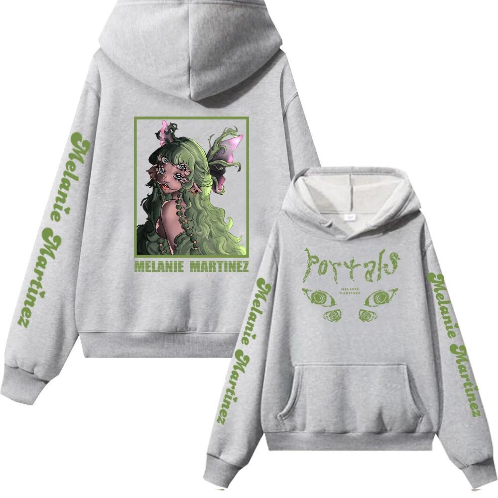 New Melanie Martinez Portals Tour Printe Hoodies Print Fashion Sweatshirt Hip Hop Casual Unisex Autumn Winter Fleece Tops Male