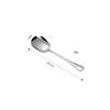 Long Handle Stainless Steel Scoop Thicken Soup Spoons Round Scoops for Dinner Spatula Spoon Cooking Serving Spoon Tableware