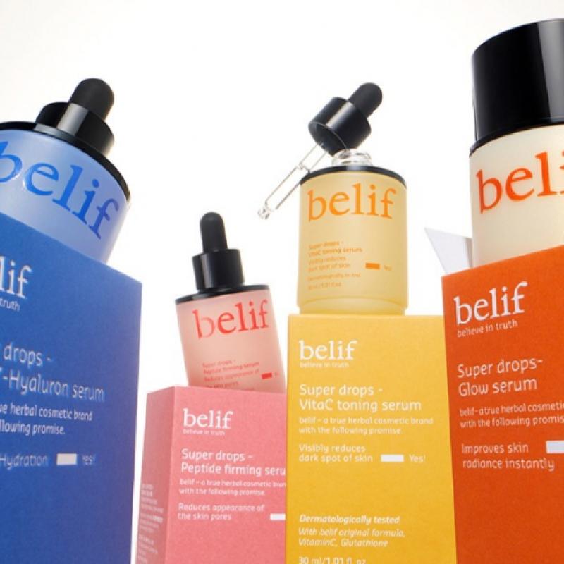 Belif Super Drops   Glow Serum 50ml  Moisture  Complexion Improvement 