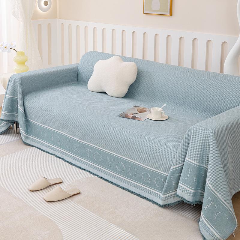 

Nordic Ins, хлопковое и льняное полотенце для дивана, не царапающееся, простой чехол для дивана, полностью покрытый универсальный чехол для дивана на четыре сезона 180*130