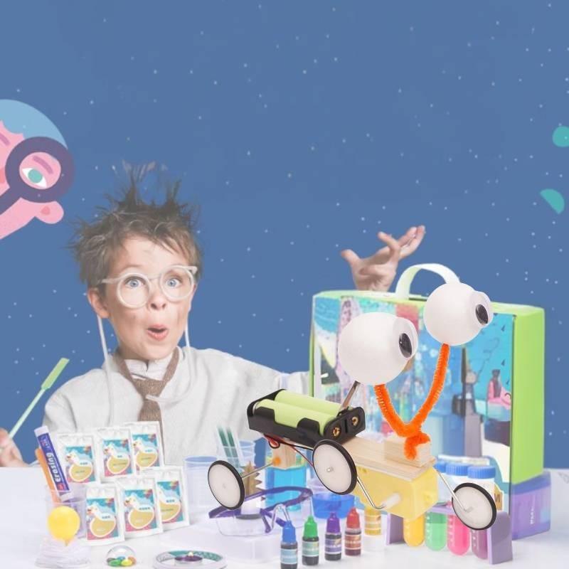 Science Experiment Diy Wooden Robot Toy For Kids Stem Educational Materials