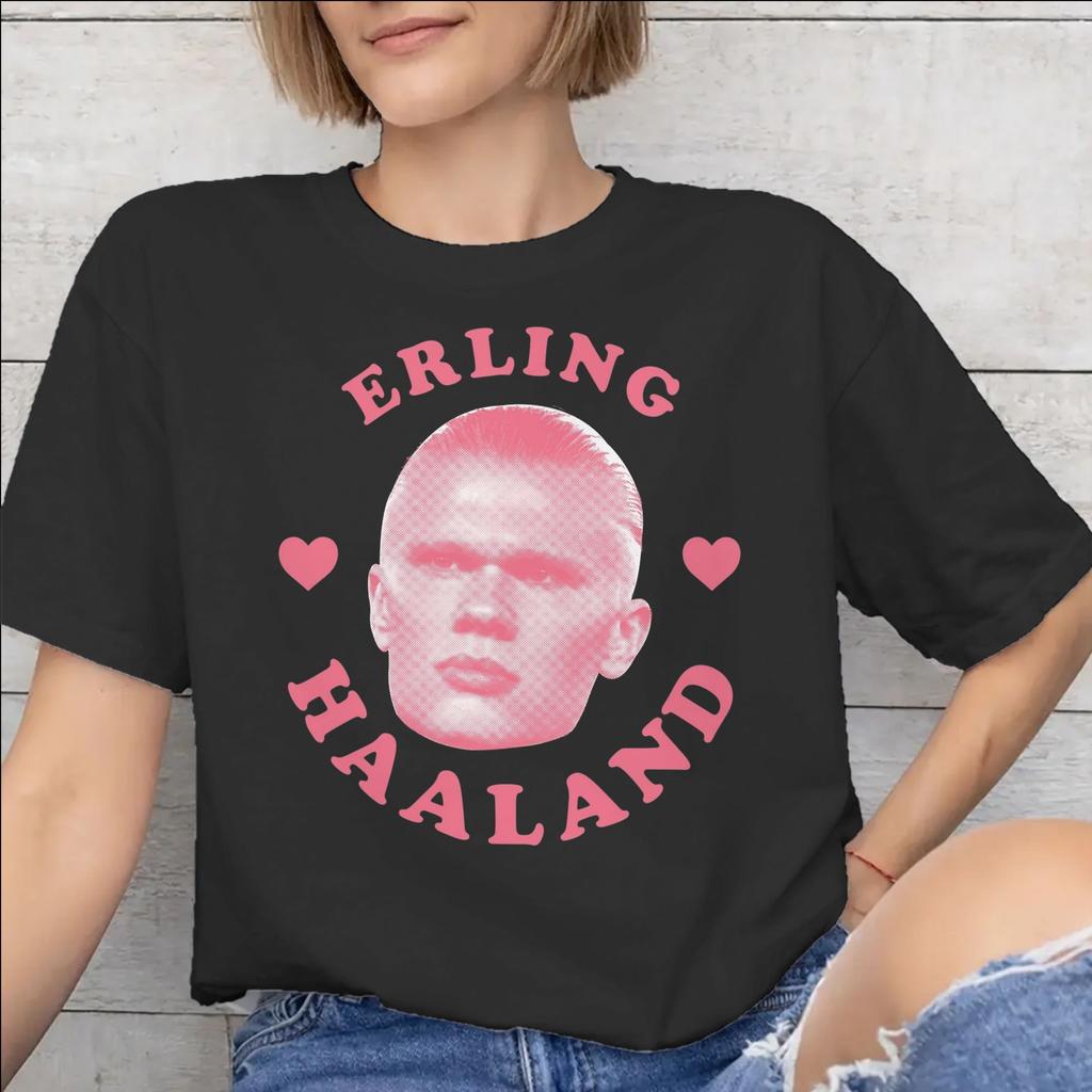 Haalands Accessories Unisex WoUnisex T Shirts 100 Cotton Tee Graphic Printing Football Tshirt Clothing