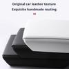 For Tesla Model 3 19-23 Central Control Armrest ABS+Leather Protective Cover For Model Y 19-24 Car Chair Armrest Cushion Cover