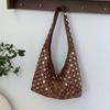 Polka Dot Rivet Bag High-end Fashion High-quality Shoulder Bag Cool Casual Versatile Large Capacity Women's Tote Underarm Bag
