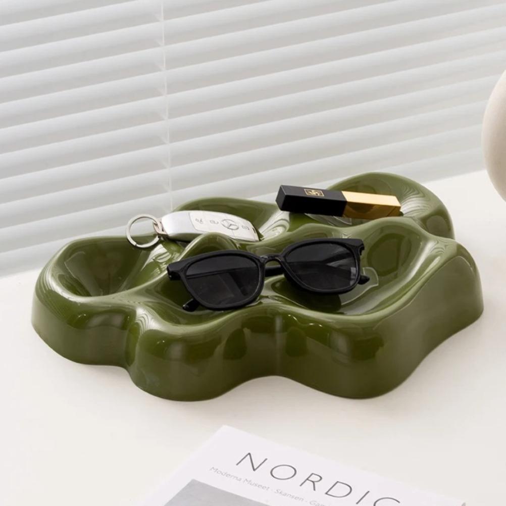 Irregular Glacier Tray Desktop Jewelry Box Jewelry Cosmetics Sundries Organizer Jewelry Classification Tray Home Decoration