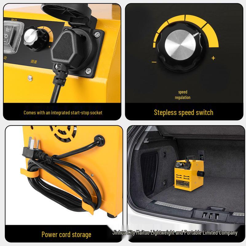 LUXTER Variable Speed Woodworking Dust Collector & Wet/Dry Vacuum with Auto Start/Stop Blower