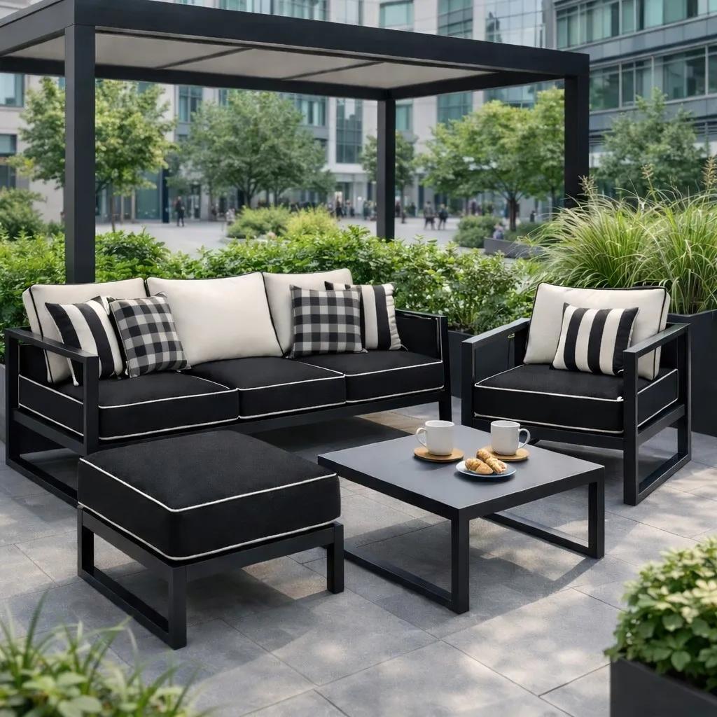 Armchair cushion - garden furniture 60/60cm
