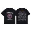 Tame Impala Currents Album Merch Camiseta Moda Rock Vintage Manga Curta Camiseta Algodão Alta Qualidade Streetwear Camiseta Unissex