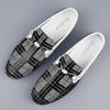 Fashion Hot Selling Men's Leather Casual Shoes Europe America High-end Banquet Dress Shoes Soft Soled Men's Flat Bottomed Loafers