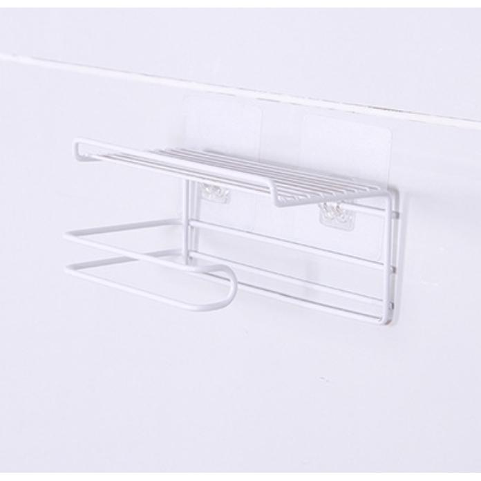 Homlly Line Держатель для туалетной бумаги с подставкой для телефона белый