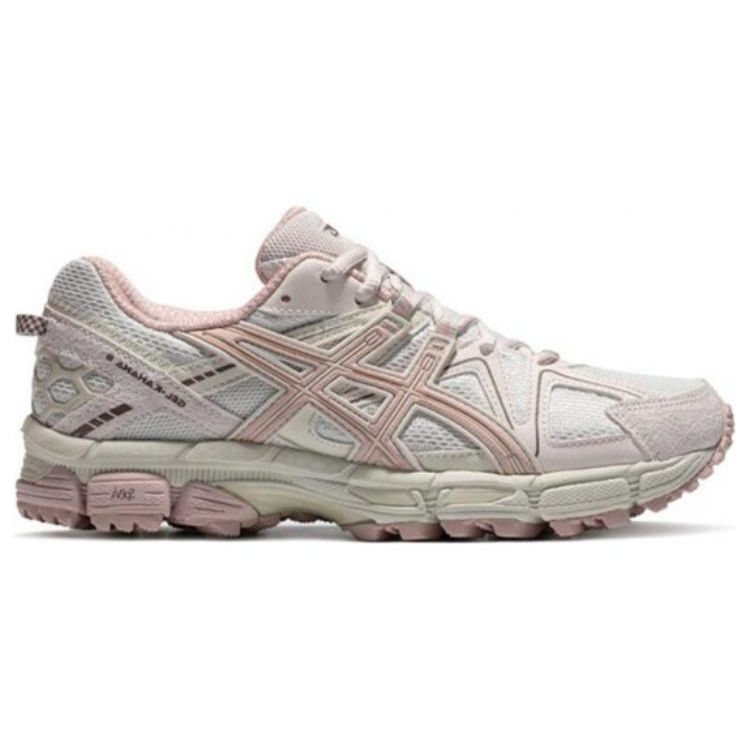 Asics Gel-Kahana 8 Comfortable Fabric Synthetic Leather Low-Top Casual Running Shoes Women Sneaker Blue Pink 1012A978-400