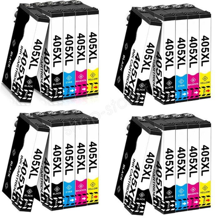 

Pack de 20 Cartouches - Epson - 405 XL - Multi-couleurs - Jet d encre - Compatible