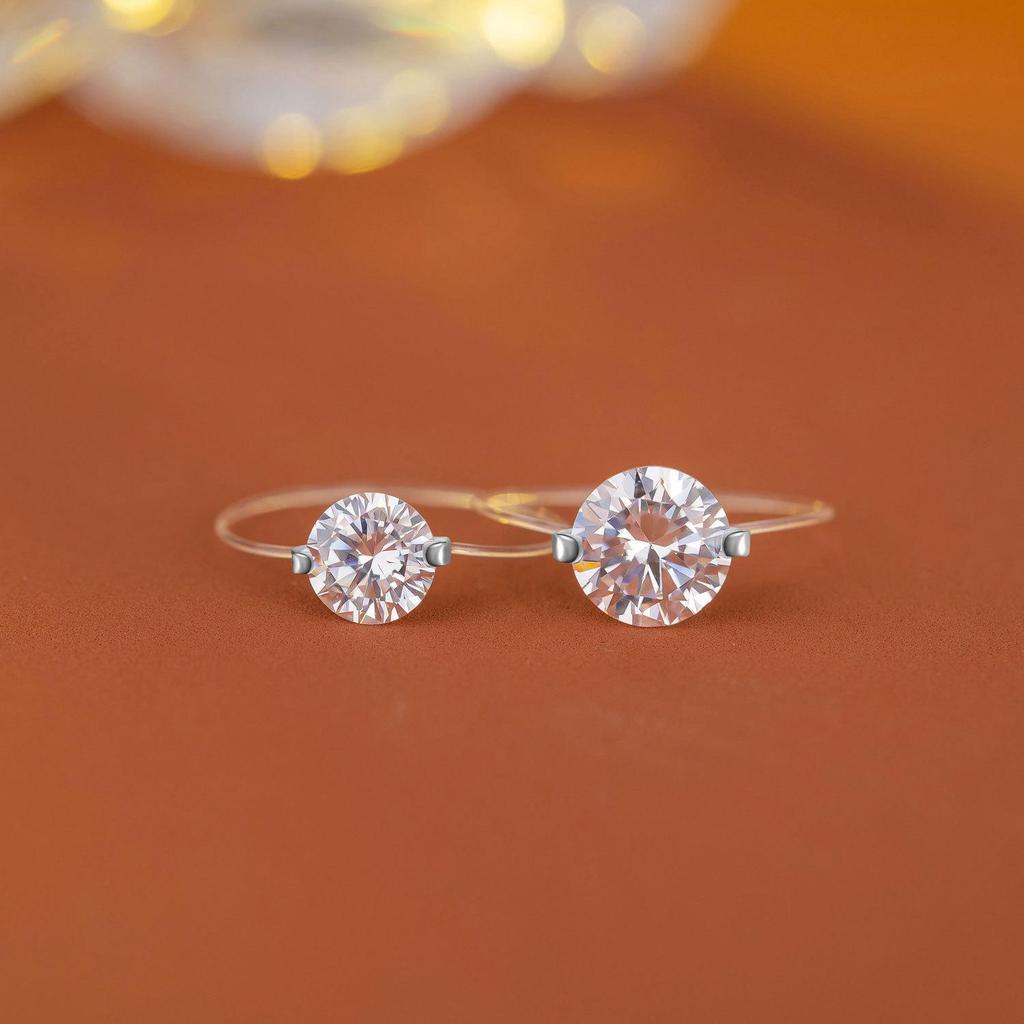 Mermaid Tears S925 Sterling Silver Zircon Ring: Shiny, Colorful, and Versatile Finger Ring for Women.