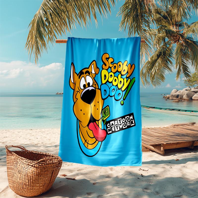 Halloween fantasy comedy adventure cartoon movie Scooby-Doo towel outdoor camping vacation swimming beach towel outdoor absorbent bath towel Y6